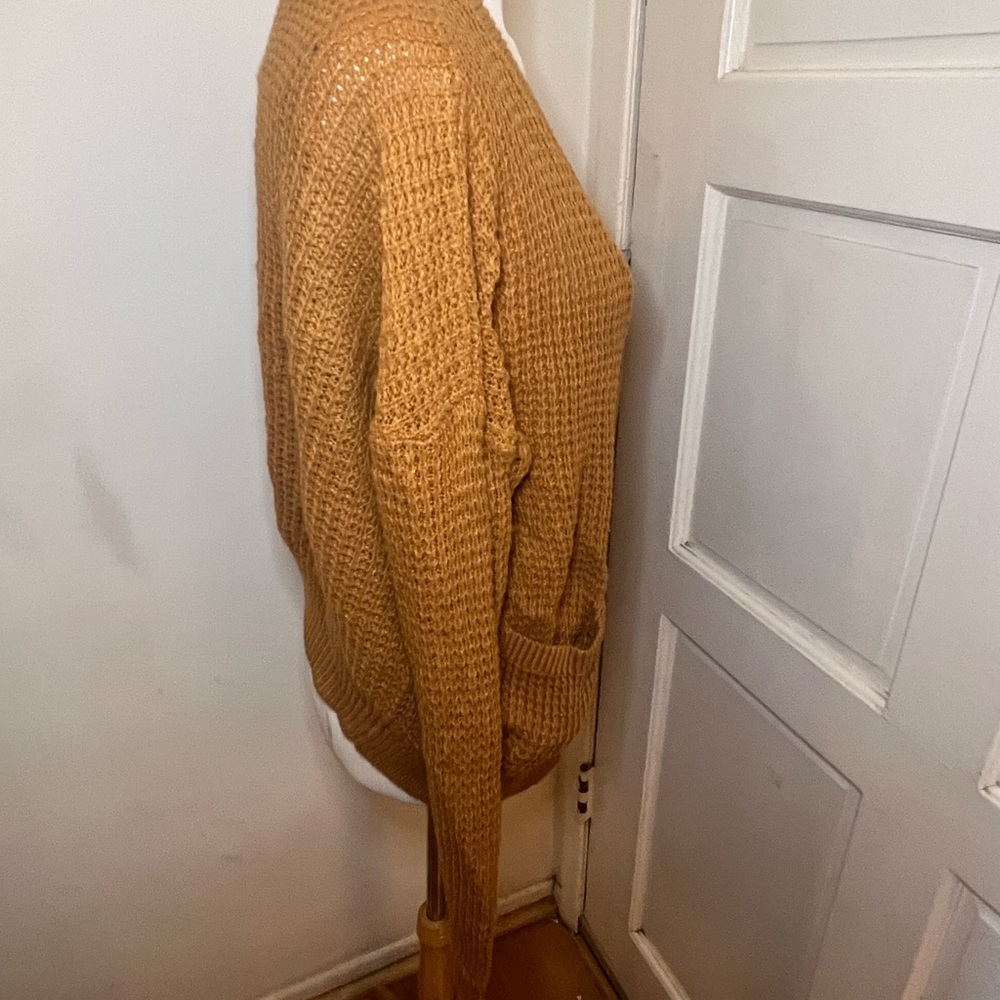Camel Button Cardigan - Picture 5 of 8